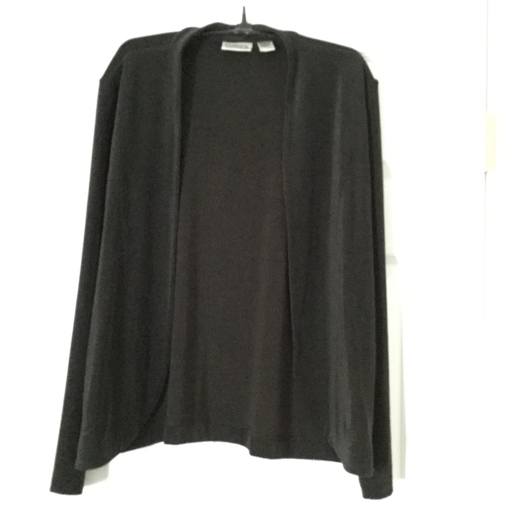 Chico’s size 2 (12/14) Sweater jacket, dark brown